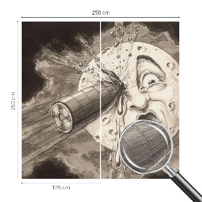 Wandtapete Kosmische Kollision