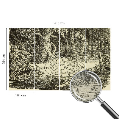 Vlies-Fototapete Magischer Kreis