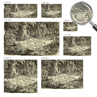 Vlies-Fototapete Magischer Kreis