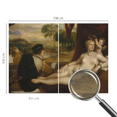 Fototapete fürs Wohnzimmer mit einer entspannenden Szene