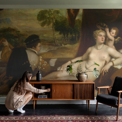 Fototapete fürs Wohnzimmer mit einer entspannenden Szene