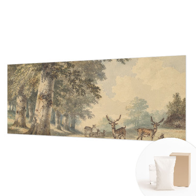 Fototapete fürs Schlafzimmer mit dem Motiv „Waldfrieden“