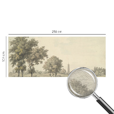 Fototapete mit dem Motiv eines ruhigen Parks