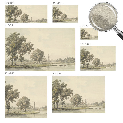 Fototapete mit dem Motiv eines ruhigen Parks