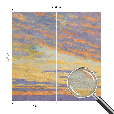 Fototapete fürs Kinderzimmer Pastellfarbener Himmel