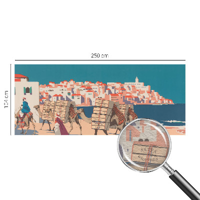 Fototapete aus Vlies Kamelkarawane