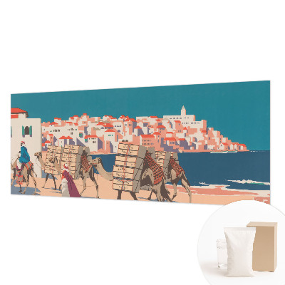 Fototapete aus Vlies Kamelkarawane