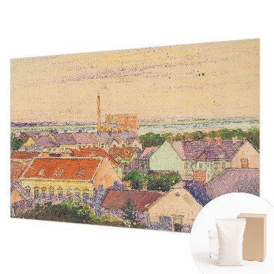 Vlies-Fototapete nach Maß mit Motiv von Stadtdächern