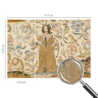 Vlies-Fototapete fürs Wohnzimmer Farbenfrohe Natur