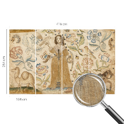 Vlies-Fototapete fürs Wohnzimmer Farbenfrohe Natur