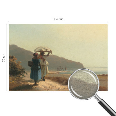 Bedruckte Vlies-Fototapete Ein Spaziergang am Meer