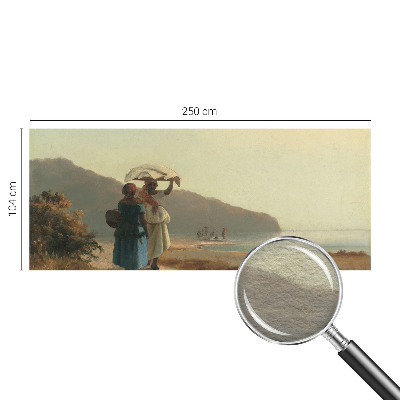 Bedruckte Vlies-Fototapete Ein Spaziergang am Meer