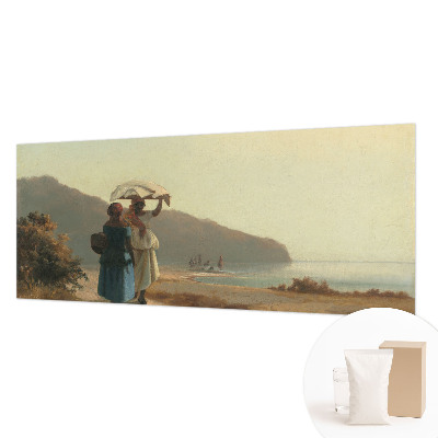 Bedruckte Vlies-Fototapete Ein Spaziergang am Meer