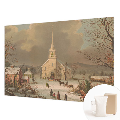 Bildtapete mit Winterlandschaft