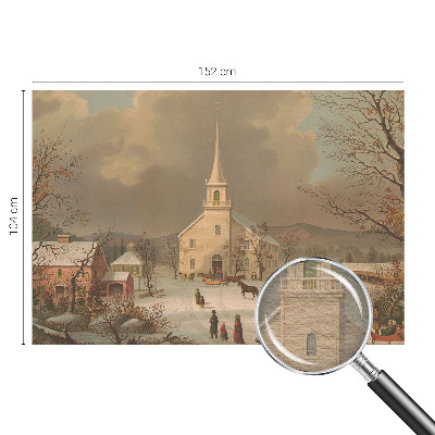 Bildtapete mit Winterlandschaft