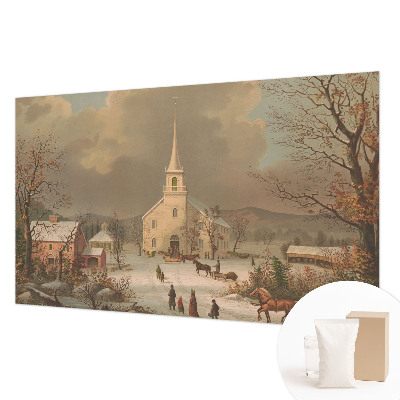 Bildtapete mit Winterlandschaft