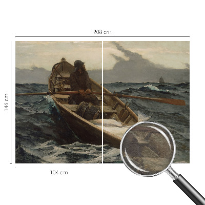 Wand-Fototapete mit einem Motiv von Fischern auf See