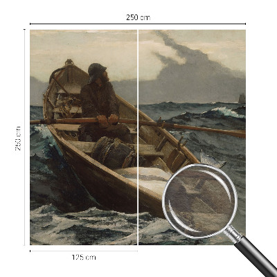 Wand-Fototapete mit einem Motiv von Fischern auf See