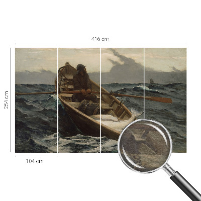 Wand-Fototapete mit einem Motiv von Fischern auf See