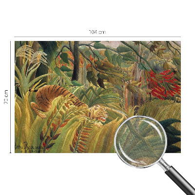 Fototapete fürs Schlafzimmer mit exotischem Tiger-Motiv