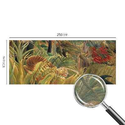 Fototapete fürs Schlafzimmer mit exotischem Tiger-Motiv