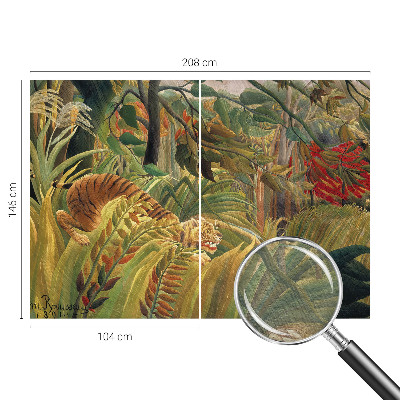 Fototapete fürs Schlafzimmer mit exotischem Tiger-Motiv