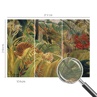 Fototapete fürs Schlafzimmer mit exotischem Tiger-Motiv
