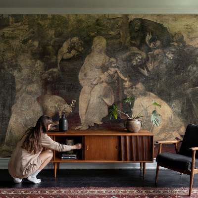 Fototapete fürs Wohnzimmer Geistiges Treffen