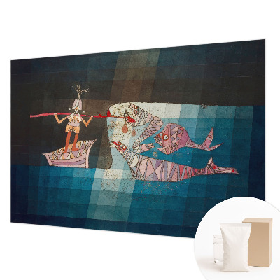 Motivtapete aus Vlies Fischerjäger