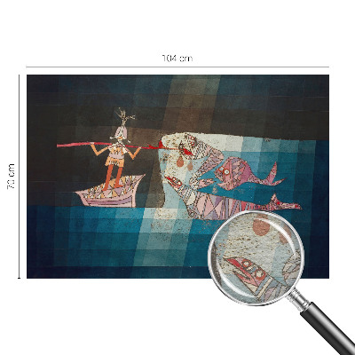 Motivtapete aus Vlies Fischerjäger