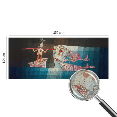 Motivtapete aus Vlies Fischerjäger