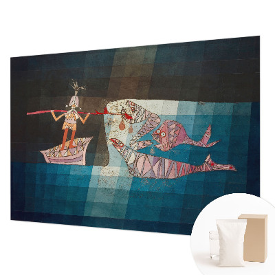 Motivtapete aus Vlies Fischerjäger