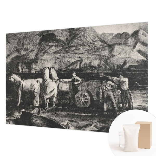 Fototapete aus Vlies Dorfszene