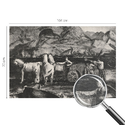 Fototapete aus Vlies Dorfszene