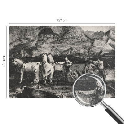 Fototapete aus Vlies Dorfszene