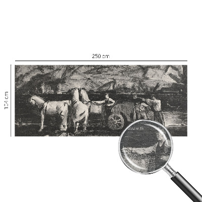 Fototapete aus Vlies Dorfszene