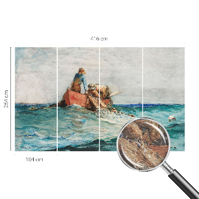 Vlies-Fototapete fürs Kinderzimmer mit Motiv einer Seeexpedition für Kinder
