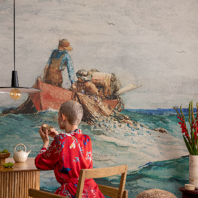 Vlies-Fototapete fürs Kinderzimmer mit Motiv einer Seeexpedition für Kinder