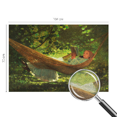 Vliestapete fürs Schlafzimmer Entspannung in der Hängematte