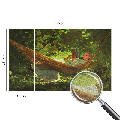 Vliestapete fürs Schlafzimmer Entspannung in der Hängematte