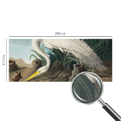 Bedruckte Vlies-Fototapete mit einem Motiv eines majestätischen Reihers