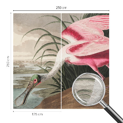 Moderne Vlies-Fototapete mit Motiv eines exotischen Vogels