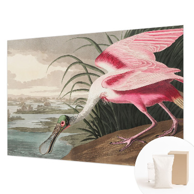 Moderne Vlies-Fototapete mit Motiv eines exotischen Vogels