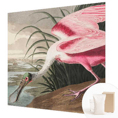 Moderne Vlies-Fototapete mit Motiv eines exotischen Vogels