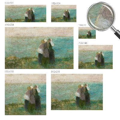 Bildtapete mit Motiv einer Spiegelung am Meer
