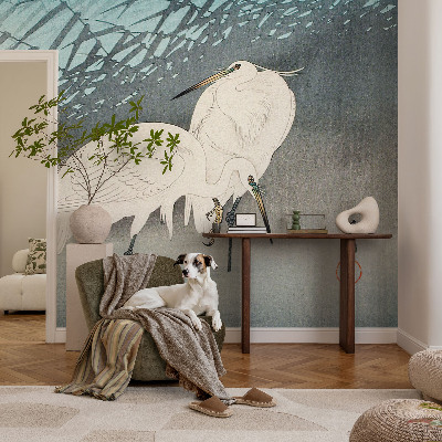 Wand-Fototapete Zarte Vögel