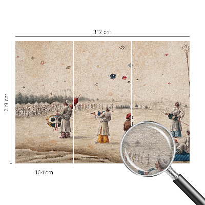 Fototapete Steigende Drachen