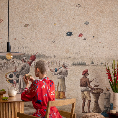 Fototapete Steigende Drachen