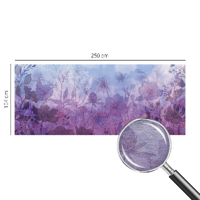 Vlies-Fototapete mit pastellfarbenen Blumenmotiv