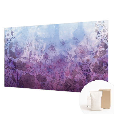 Vlies-Fototapete mit pastellfarbenen Blumenmotiv